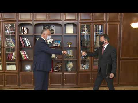 Igor Dodon a avut o întrevedere cu președintele Consiliului de administrație al Comisiei Naționale a Pieței Financiare