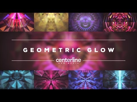 Geometric Glow Looping Motion Backgrounds