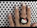 Cute Hello Kitty Nails