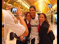Real Madrid arrive in Madrid after winning the league title in Bilbao
