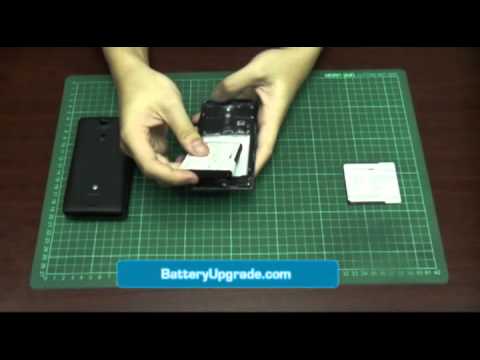 how to remove battery from sony xperia t