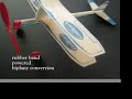 rubber band powered biplane conversion