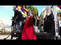 53rd Tibetan National Uprising Day! 3/10/12, SF. Burning of Chinese flag!