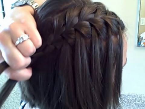 Waterfall Braid (Self) | Cute Girls Hairstyles. Time: 2:2