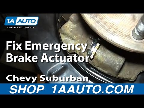 How To Rebuild Fix Emergency Brake Actuators 2000-06 Chevy Suburban Tahoe GMC Yukon