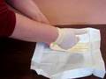 Simple sterile gloving technique