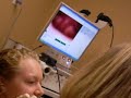 My first stroboscopy exam! Performed by my fabulous supervisor Denise, who pointed out some banding scar tissue at the posterior commisure of the glottis... and suggested that I may have a little bit of laryngopharyngeal reflux going on.