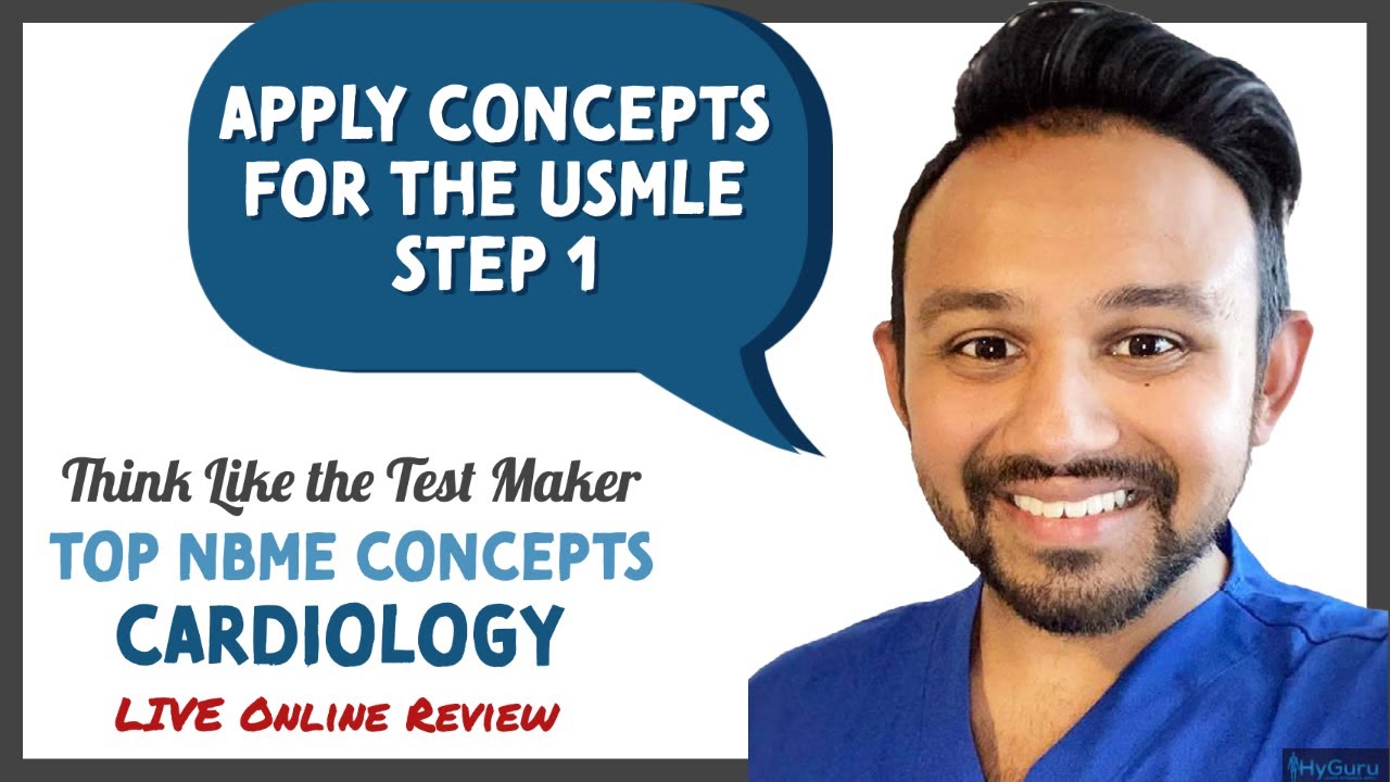 Top NBME Concepts - Cardiology (USMLE Step 1)