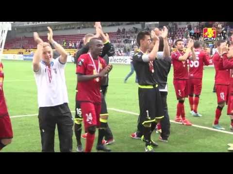 tunnel - Der var godt gang i sølvfesten til FC Nordsjælands sidste kamp i Superligaen i Farum Park.