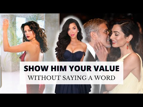 How to Show a Man Your Value without Saying A Single Word : High Value Woman BluePrint