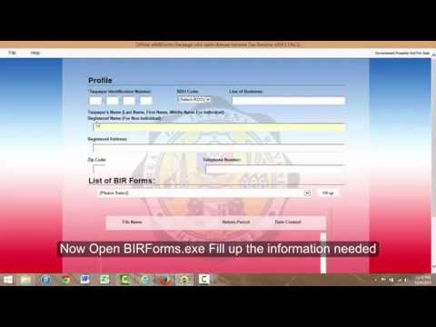 how to fill up bir form 1701q