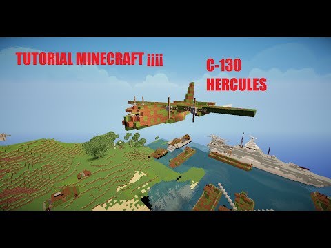 how to make a c130 in minecraft