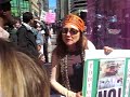 Woman ranting at Iraq War Fifth Anniversary Protest in S.F. Woman ranting at Iraq War Fifth Anniversary Protest in S.F.