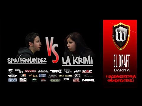 DRAFT BARNA: Spuu Fernandez VS La Krimi #WordFighters3 #5tateOfMind