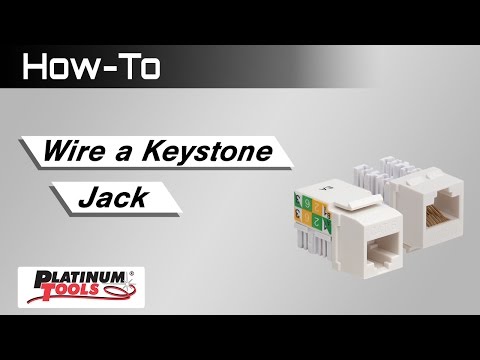 How To: Wire a Keystone Jack