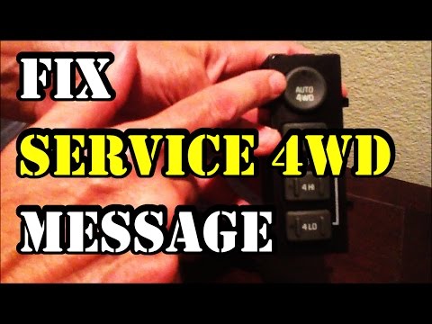 How to fix ‘Service 4WD’ message on 1999-2002 GMC Truck/SUV (HD)