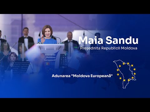 Речь Президента Республики Молдова Майи Санду на Национальном Собрании «Европейская Молдова»