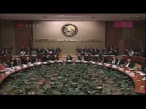 Sesión extraordinaria del Consejo General del Instituto Nacional Electoral