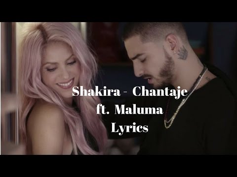 Shakira -  Chantaje( Official video) ft.  Maluma Lyrics- VevoTopLyrics