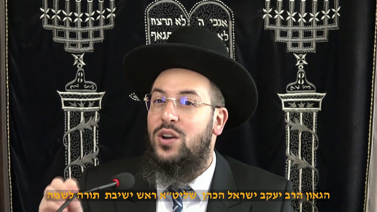 "סוד בראשית"  הגאון הרב יעקב ישראל הכהן שליט"א  ראש מוסדות "ישמח ישראל " פרשת בראשית תשפ"ו