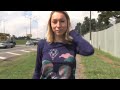 Sexy Transsexual Shaking Her Ass On The Side Of The Road
