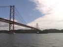 Independence of the seas and the 25th April Bridge Lisbon