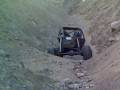 My tube buggy driving the frozen sand pit