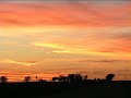 Very vivid sunset