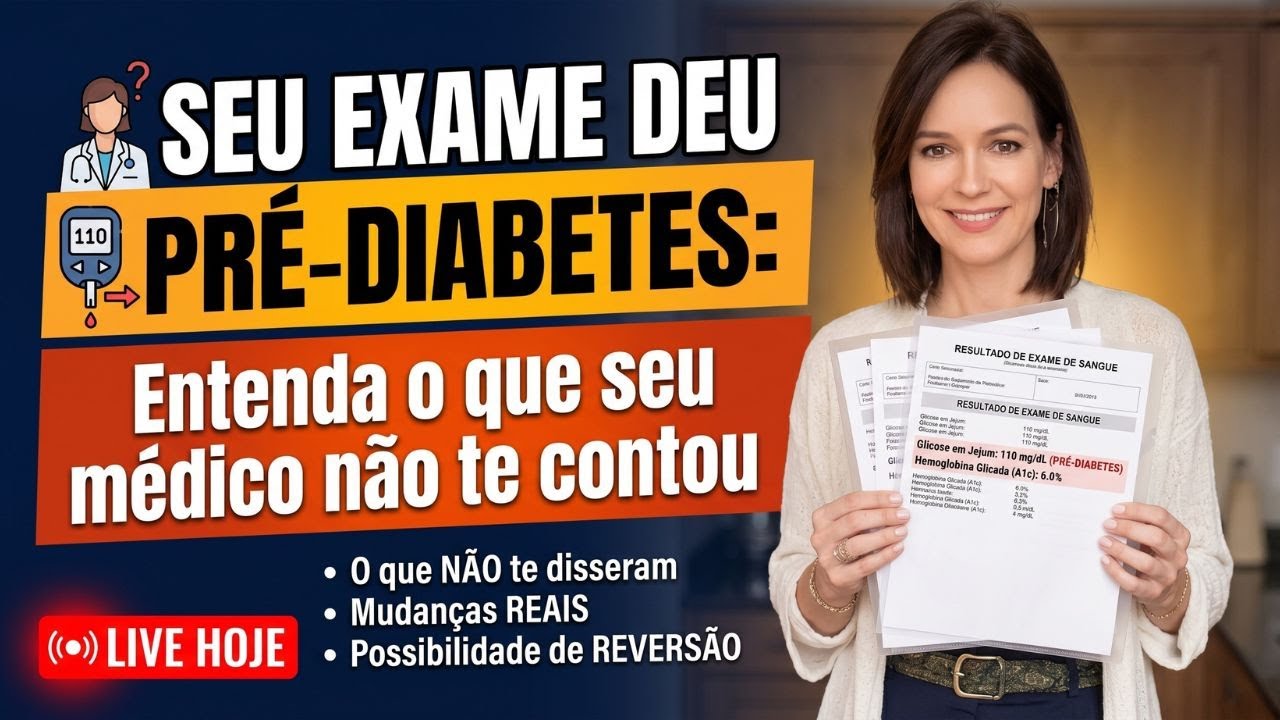 Seu Exame Deu Pré-Diabetes: Entenda O Que Seu Médico Não Te Contou