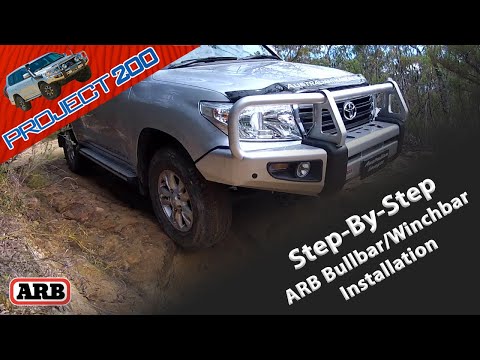 how to fit a winch to a tjm bull bar