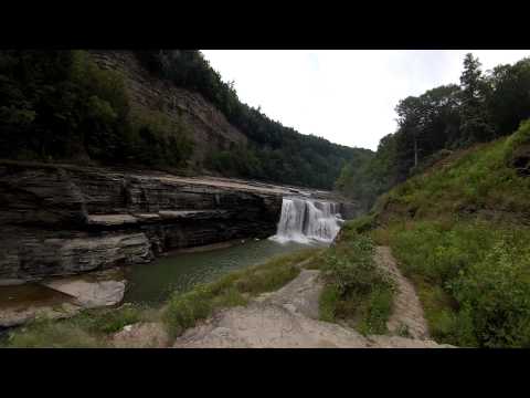 Walk with me--- Letchworth State Park, NY lower falls part 2