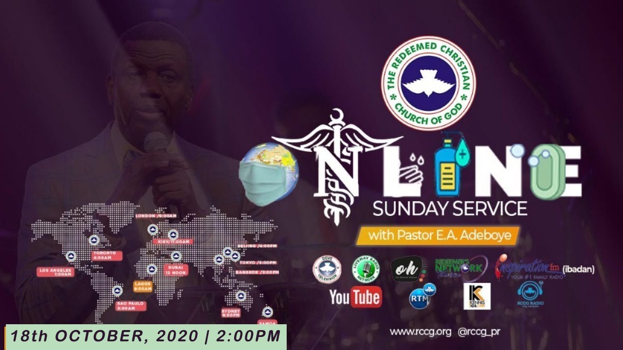 RCCG Live Sunday Service 18th October 2020 with Pastor E.A Adeboye