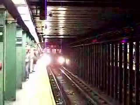 MustangFan424 - R9 passing by union square running light back to the yard after fan trip.