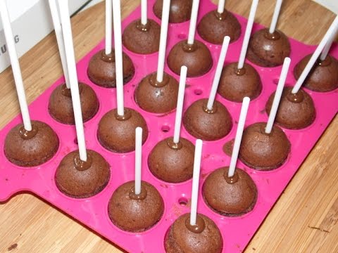 Schoko CakePops / CakePops Teig für Silikonform / Schnell und Einfach