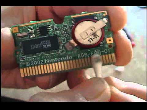 how to replace a gba game battery