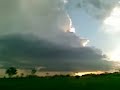 Rotating Thunderstorm with Mesocyclone 8 February 2008
