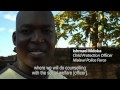 Ishmael Mdoka is a Police Child Protection Officer on the front line of the fight against AIDS. He's identified 14 year-old Agnes being exploited for sex in a small room in the back of a bar. A national child protection program trains police officers in child protection so they recognize child labor and refer cases to social services. Training is supported by the Global Fund through the National AIDS Commission. Bursaries also supported by the Global Fund enable vulnerable children to remain in school. It helps them stay out of trouble and prevents them from engaging in risky behavior that could lead to them contracting HIV.