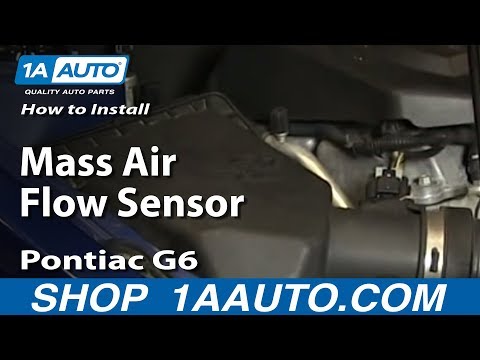 How To Install Replac MAss Air Flow Sensor 2005-2010 Pontiac G6 2.4L 4 Cyl