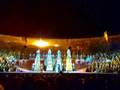 Aida highlights with pyrotechnics