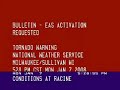Tornado Warning - Racine, WI 1-7-08