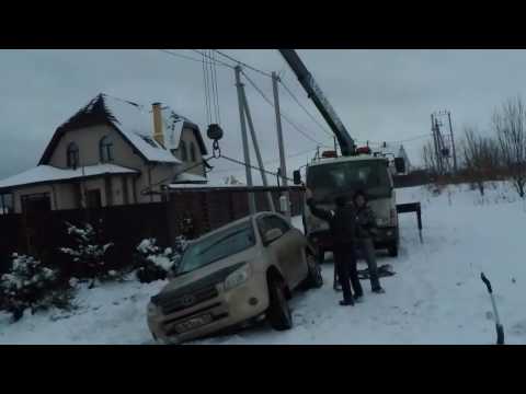 Спасение Toyota RAV4 в Чеховском районе.