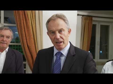 VIDEO: Tony Blair calls captivity of Gilad Shalit totally inhumane and calls for immediate release