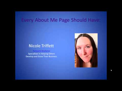 how to write about me page examples