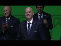 Gianni Infantino’s Acceptance Speech After his Reelection as FIFA President