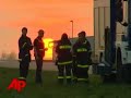 a small plane crashes at an air show in germany, the landing caught on amateur video. the plane struck people, a candy stand and a carousel, killing one person and injuring 10 others, including children. (april 27)
