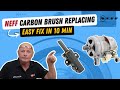 NEFF CARBON BRUSH CHANGE HOW TO FIT V4280W1GB/01, V4380X0GB/13