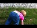 Ali Playing in the Backyard