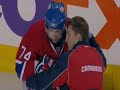 Kovalev elbow + Hollweg boarding + Orr vs. Bouillon 2/3/08 Kovalev elbow + Hollweg boarding + Orr vs. Bouillon 2/3/08