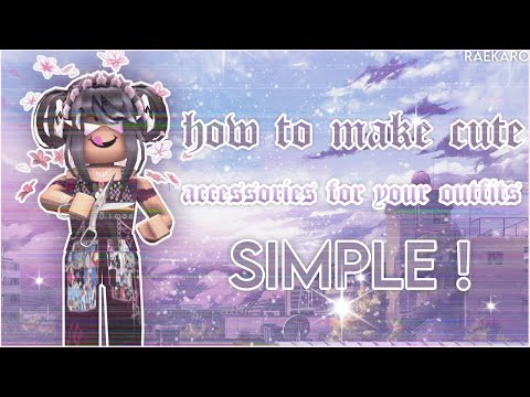 video-linktoworks-How to make cute accessories for your Roblox outfits...