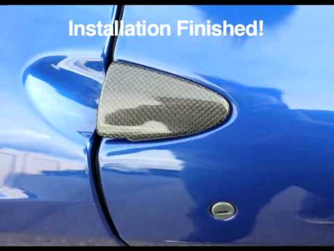 Ferrari 360 & 430 F430 Exterior Door Handles Installation by MAcarbon